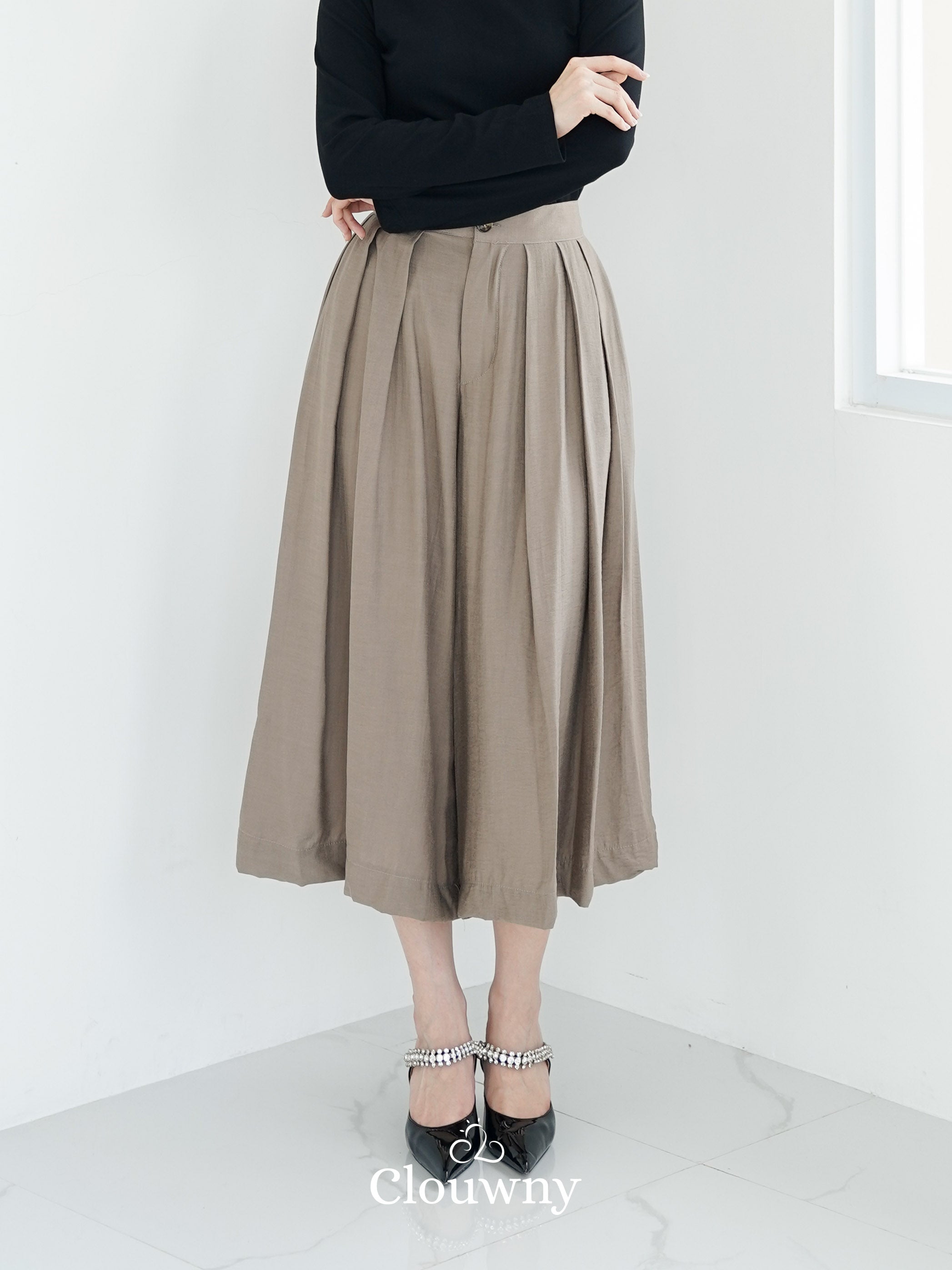 Jenna Cullote Pants - Oat